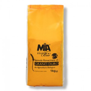 SEMOLA RIMACINATA GRANO DURO MOLINO AGOSTINI 1 KG BIO